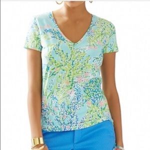 Lilly Pulitzer Michelle Blue Heaven Shirt
